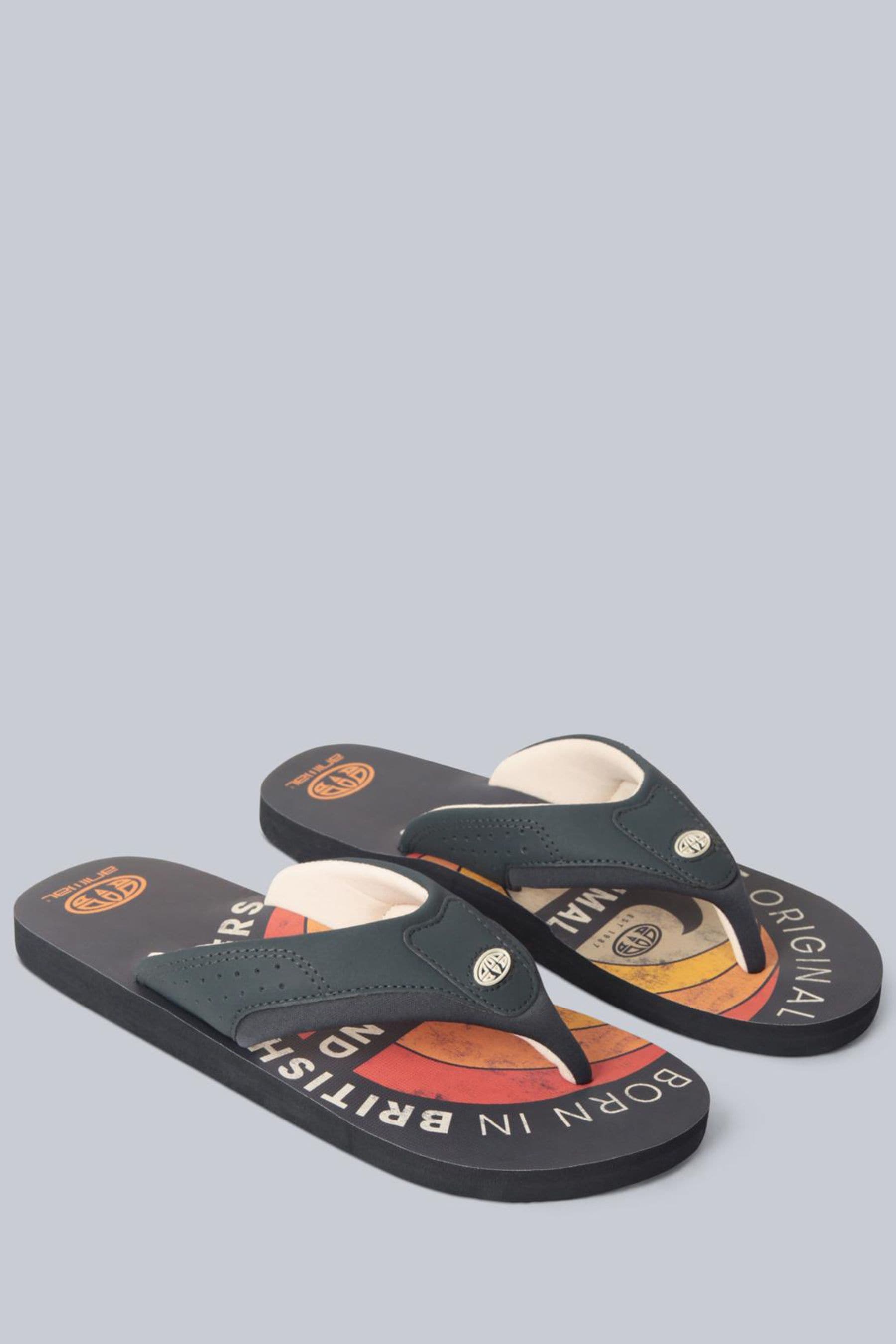 Buy Animal Orange Grey Mens Jekyl Flip Flops from Next Singapore