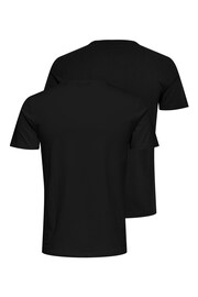 Only & Sons Black Slim Fit T-Shirts 2 Pack - Image 7 of 7