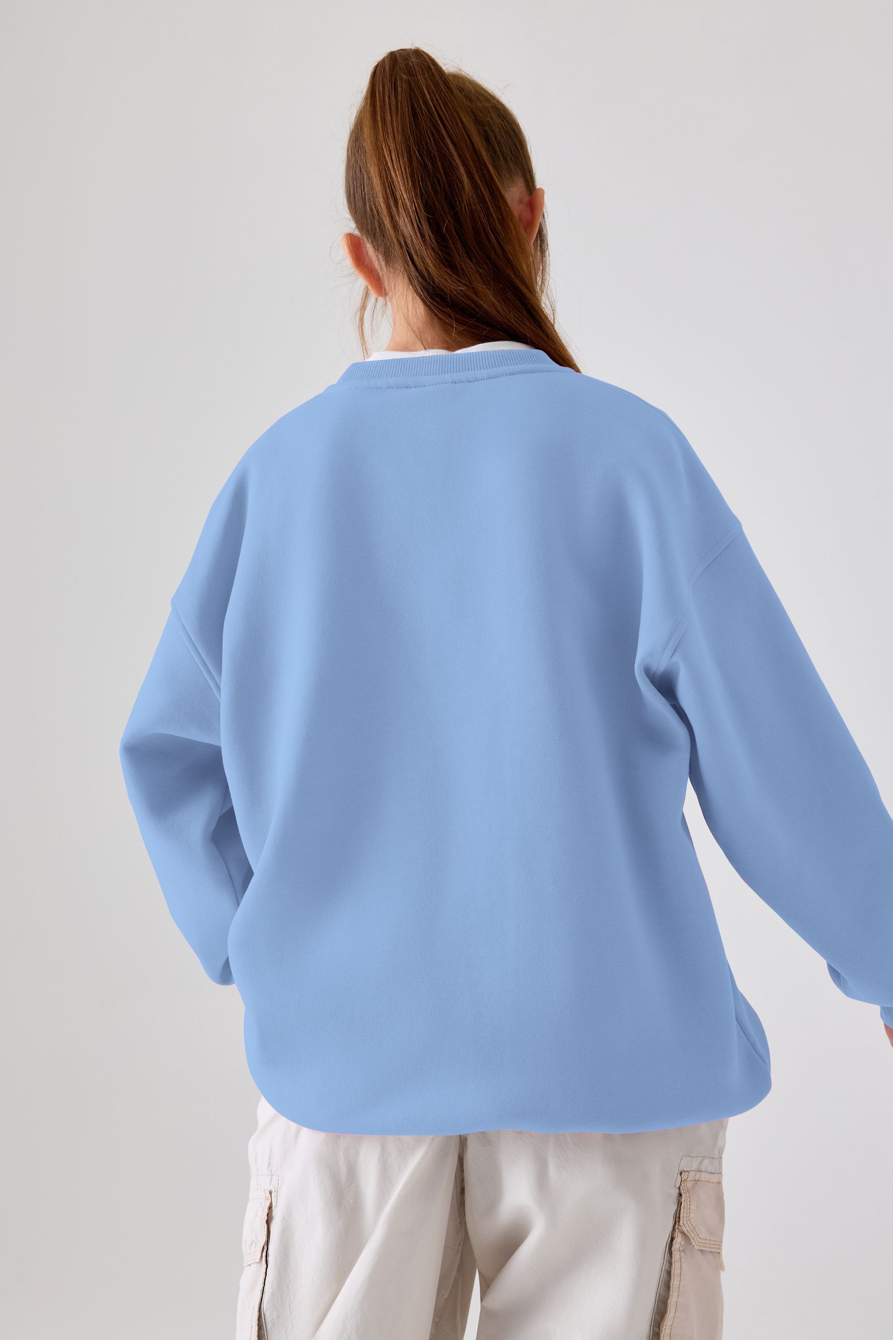 Buy Nike Blue Pulse Oversized Club Fleece Sweatshirt from Next Ireland