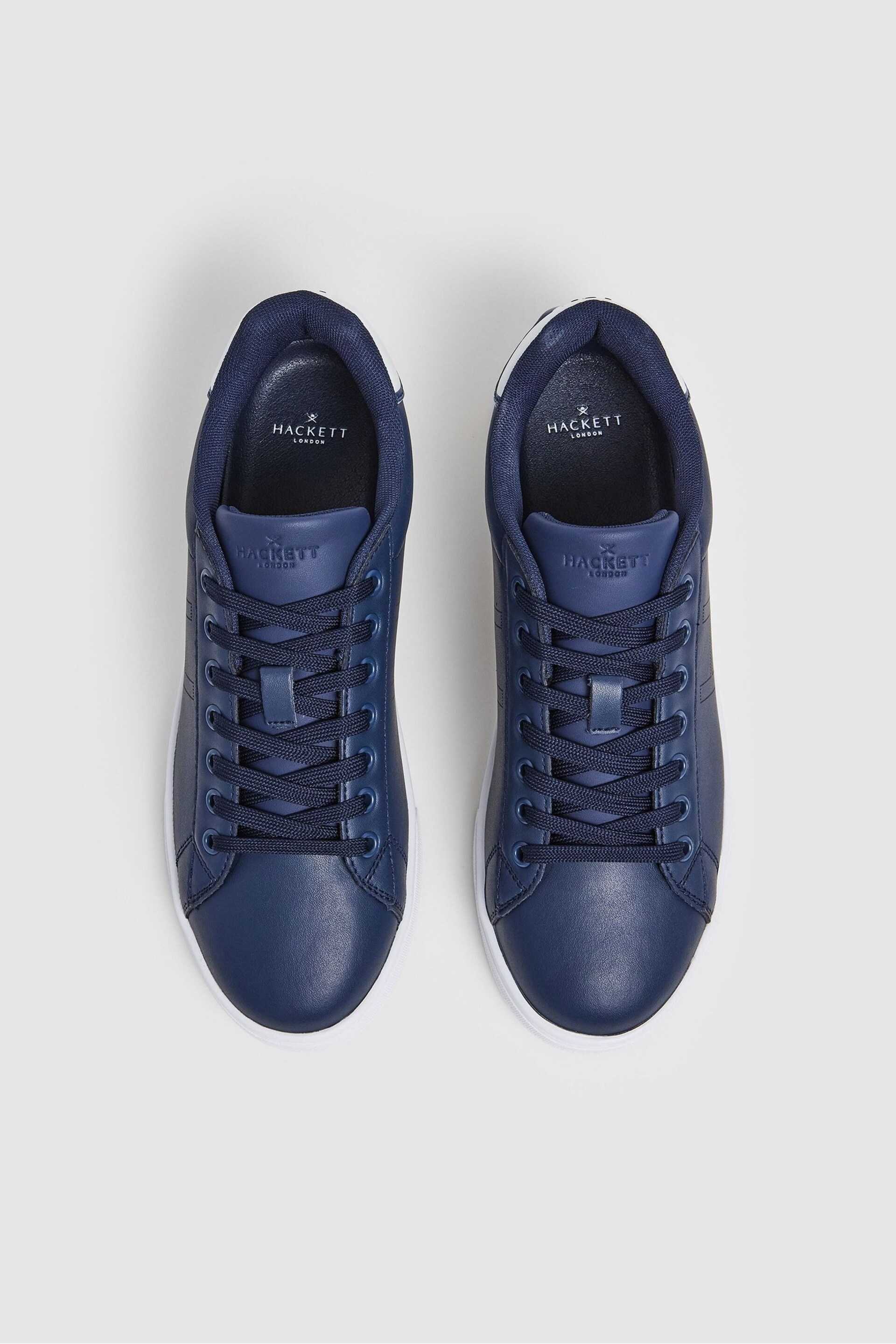 Hackett London Men Blue Sportive Sneakers - Image 4 of 6