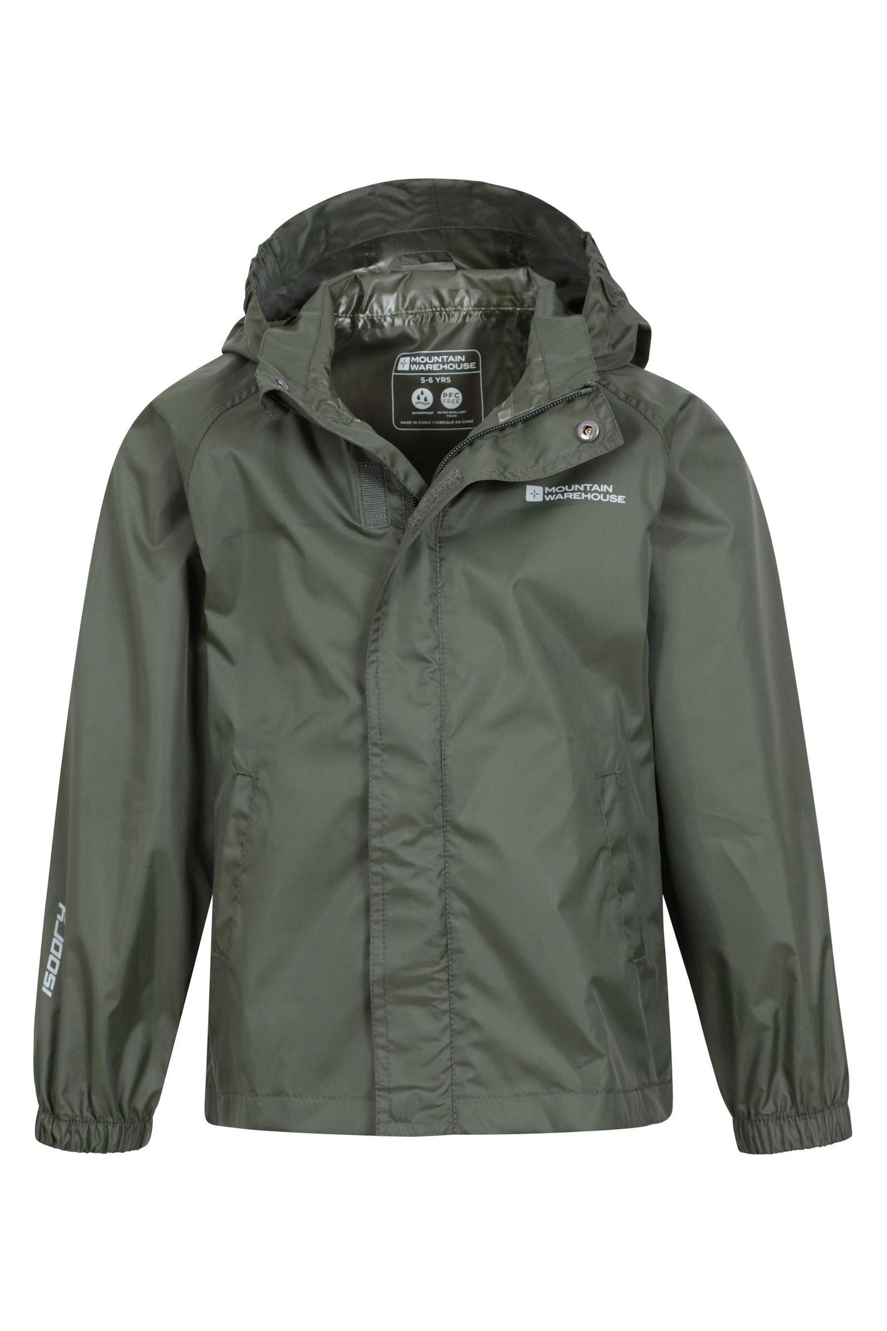 Buy Mountain Warehouse Bottle Green Kids Pakka II Waterproof Jacket from Next USA