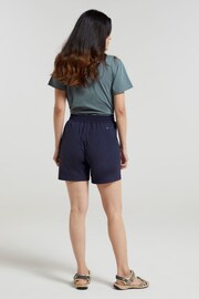 Mountain Warehouse Blue Womens Explorer Lightweight Casual Shorts - Image 2 of 5