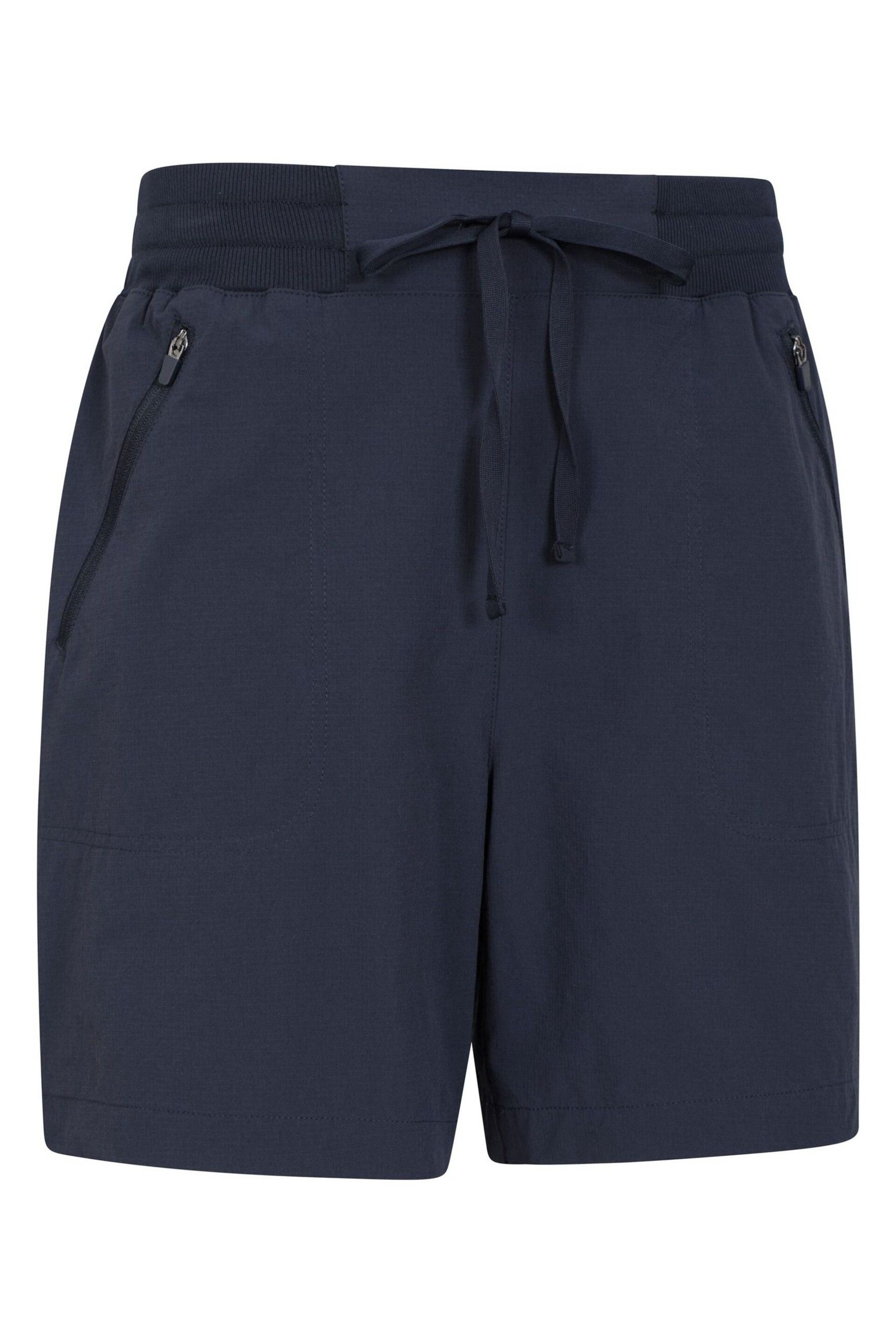 Mountain Warehouse Blue Womens Explorer Lightweight Casual Shorts - Image 4 of 5