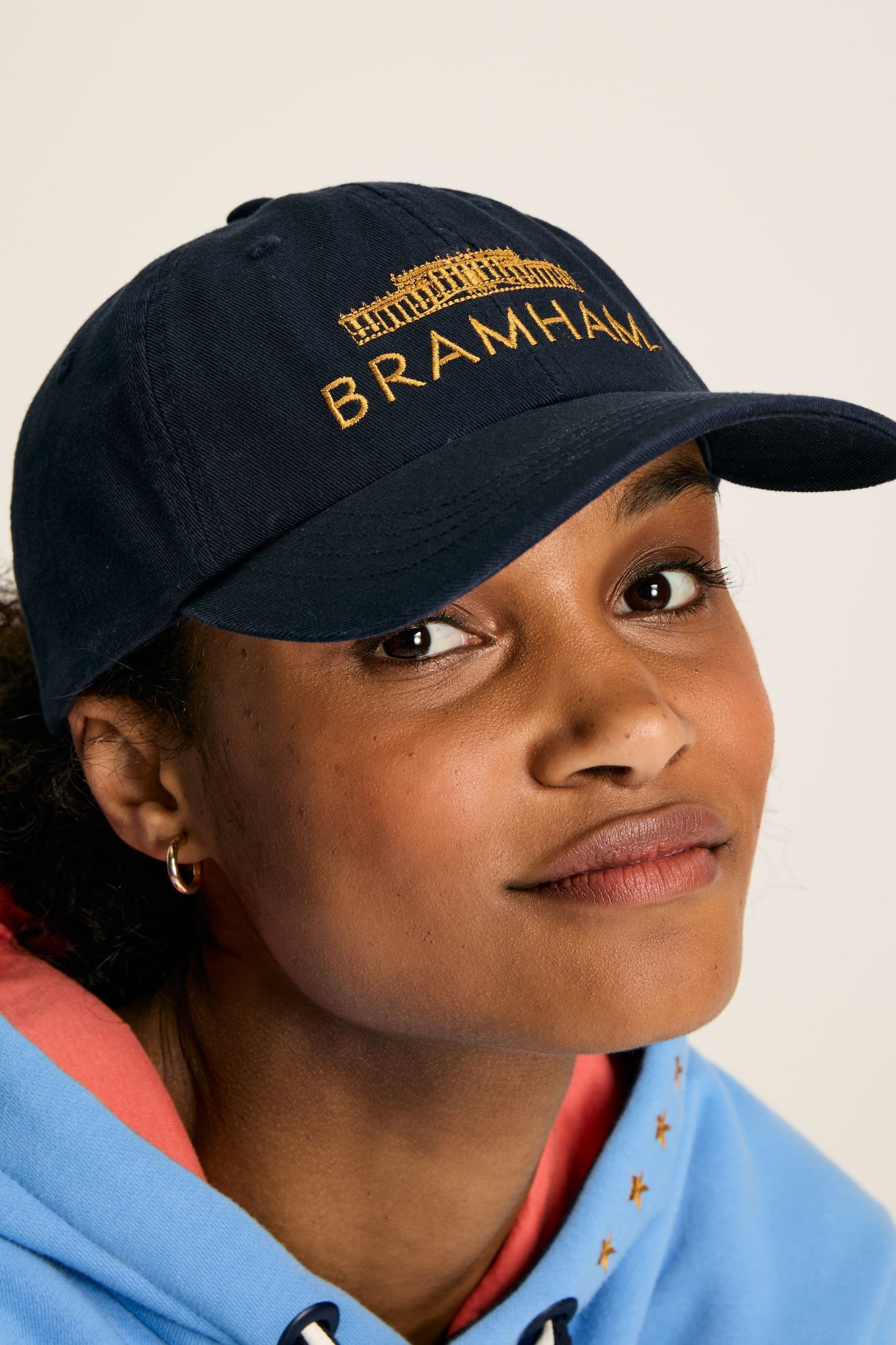 Buy Joules Official Bramham Navy Blue Unisex Embroidered Cap from Next USA