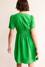 Boden Green Petite Eve Double Cloth Midi Dress - Image 3 of 5