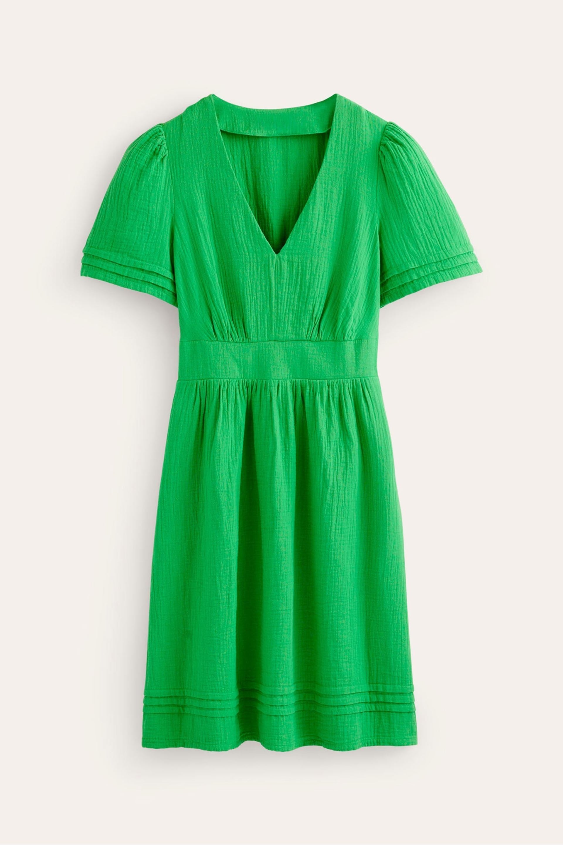 Boden Green Petite Eve Double Cloth Midi Dress - Image 5 of 5