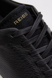Reiss Black Connie Platform Leather Trainers - Image 5 of 5