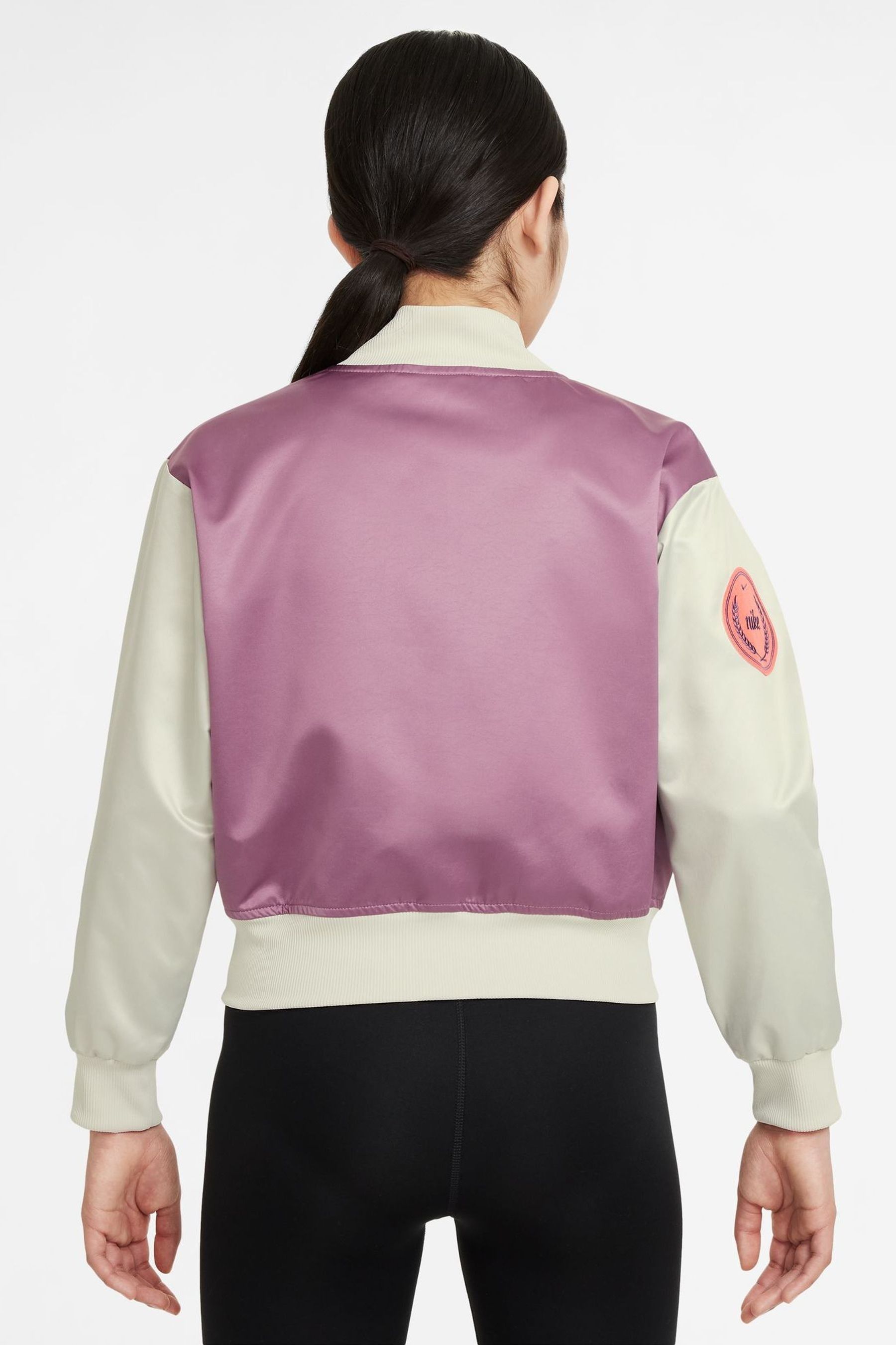 Buy Nike Purple Plum Sportswear Varsity Jacket from the Next UK online shop