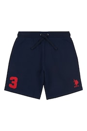 U.S. Polo Assn. Blue Chrome Mens Classic Fit Player 3 Sweat Shorts - Image 7 of 9