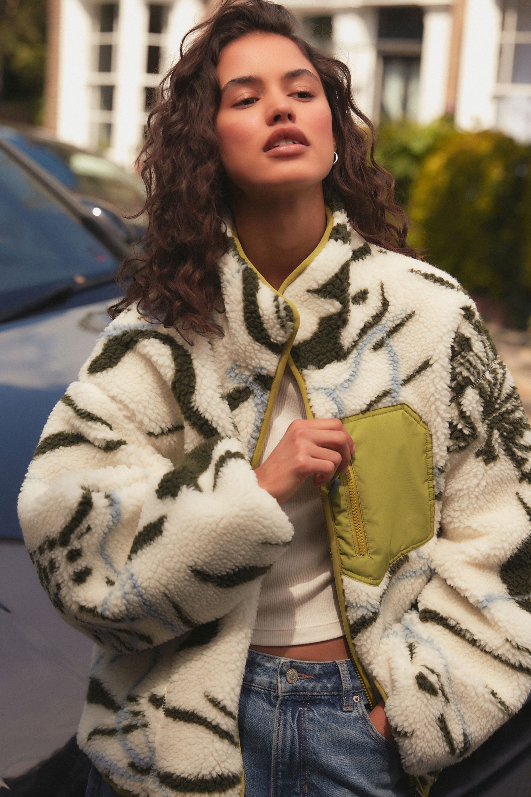 Next teddy jacket deals