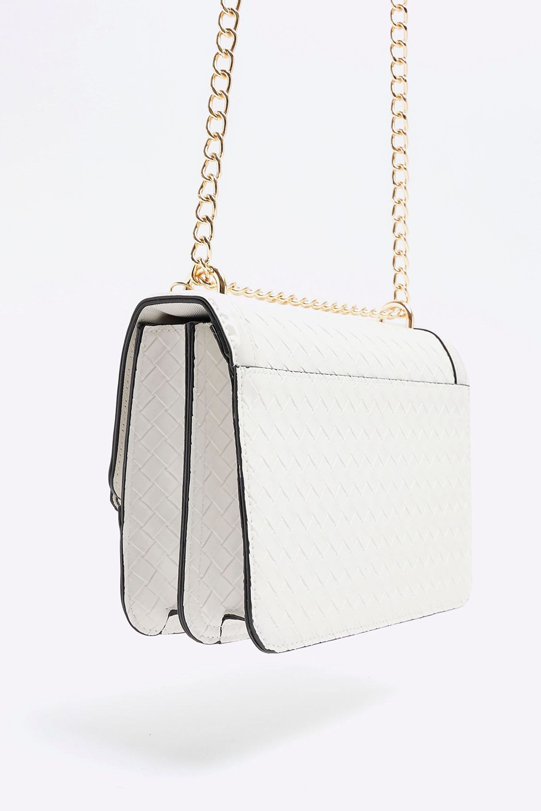 River island white handbag online