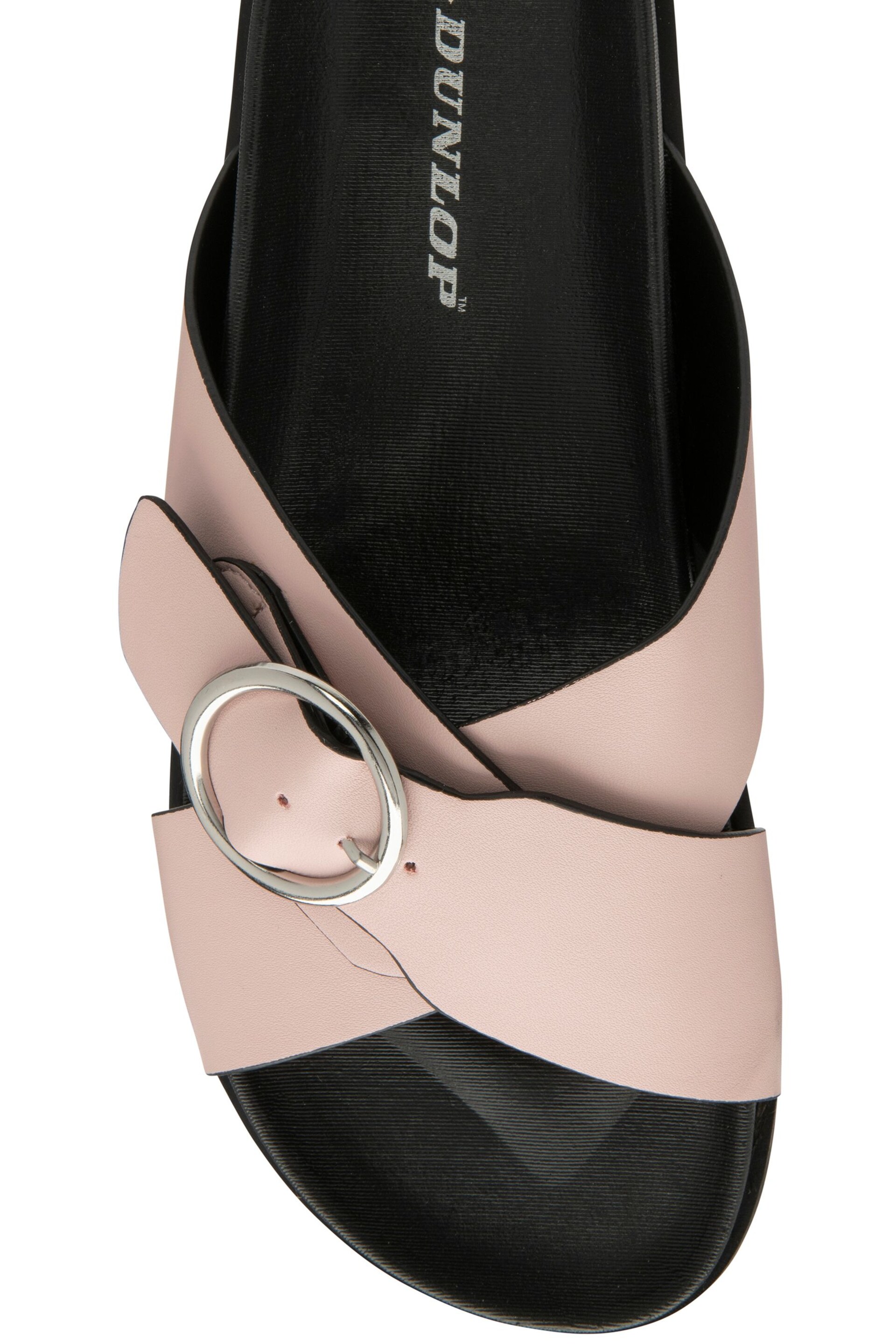 Dunlop Pink Open-Toe Mule Sandals - Image 4 of 4