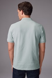 Blue Ice Regular Fit Short shoe-care Pique Polo Shirt - Image 3 of 8