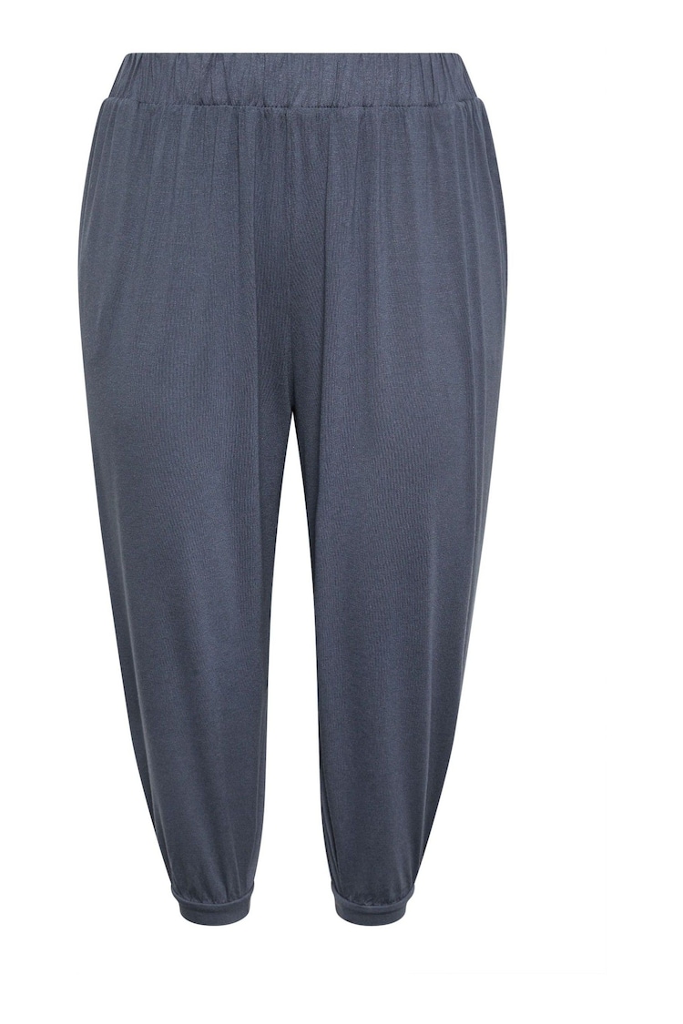 Yours Curve Grey Harem Trousers - Image 5 of 5