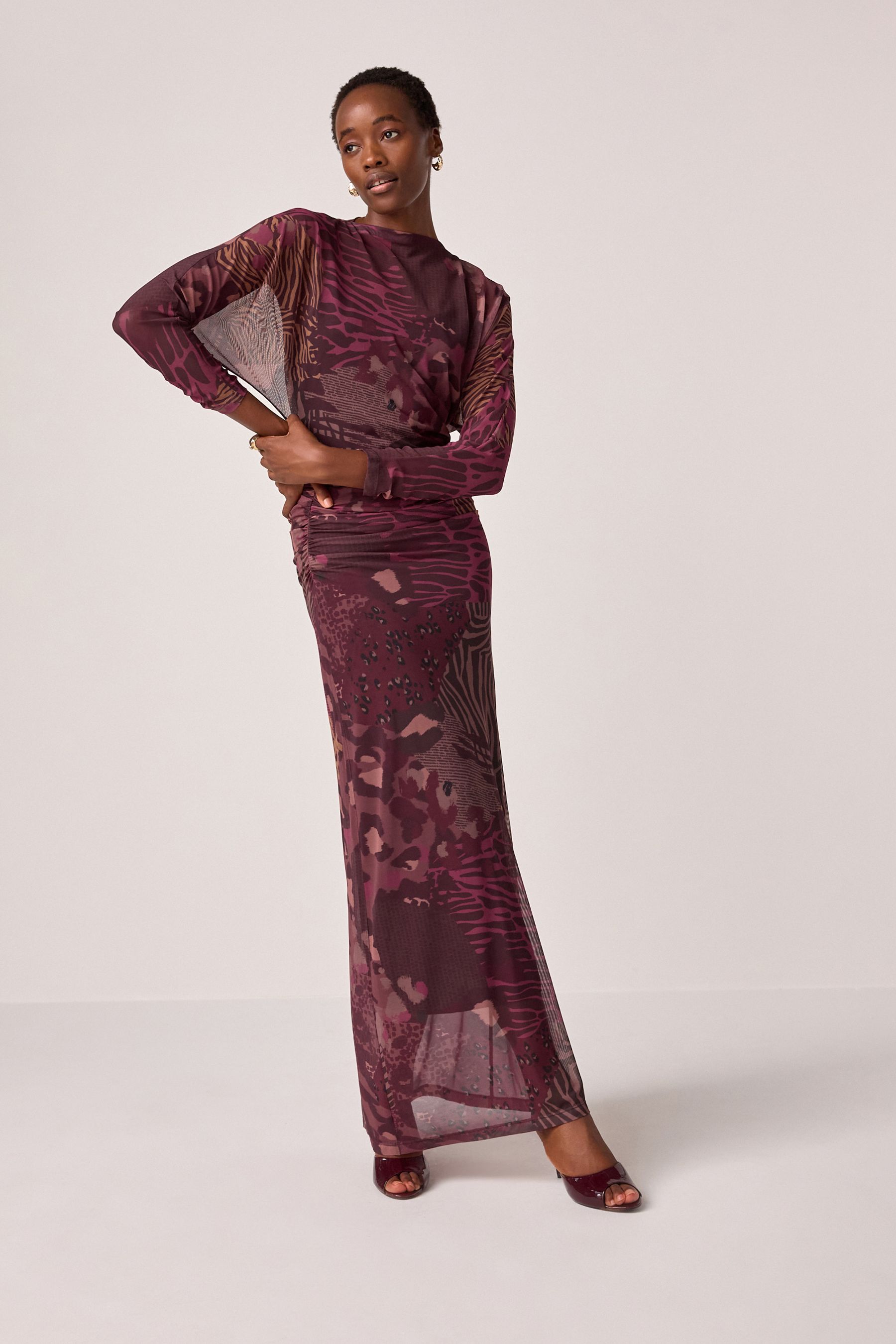 Dress batwing sleeves outlet