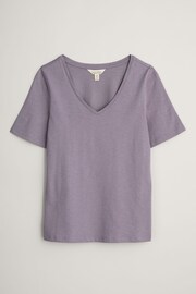 Seasalt Cornwall Purple Burdock T-Shirt - Image 4 of 5