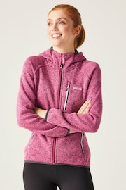 Regatta Pink Womens Newhill Full Zip Fleece - Image 1 of 7