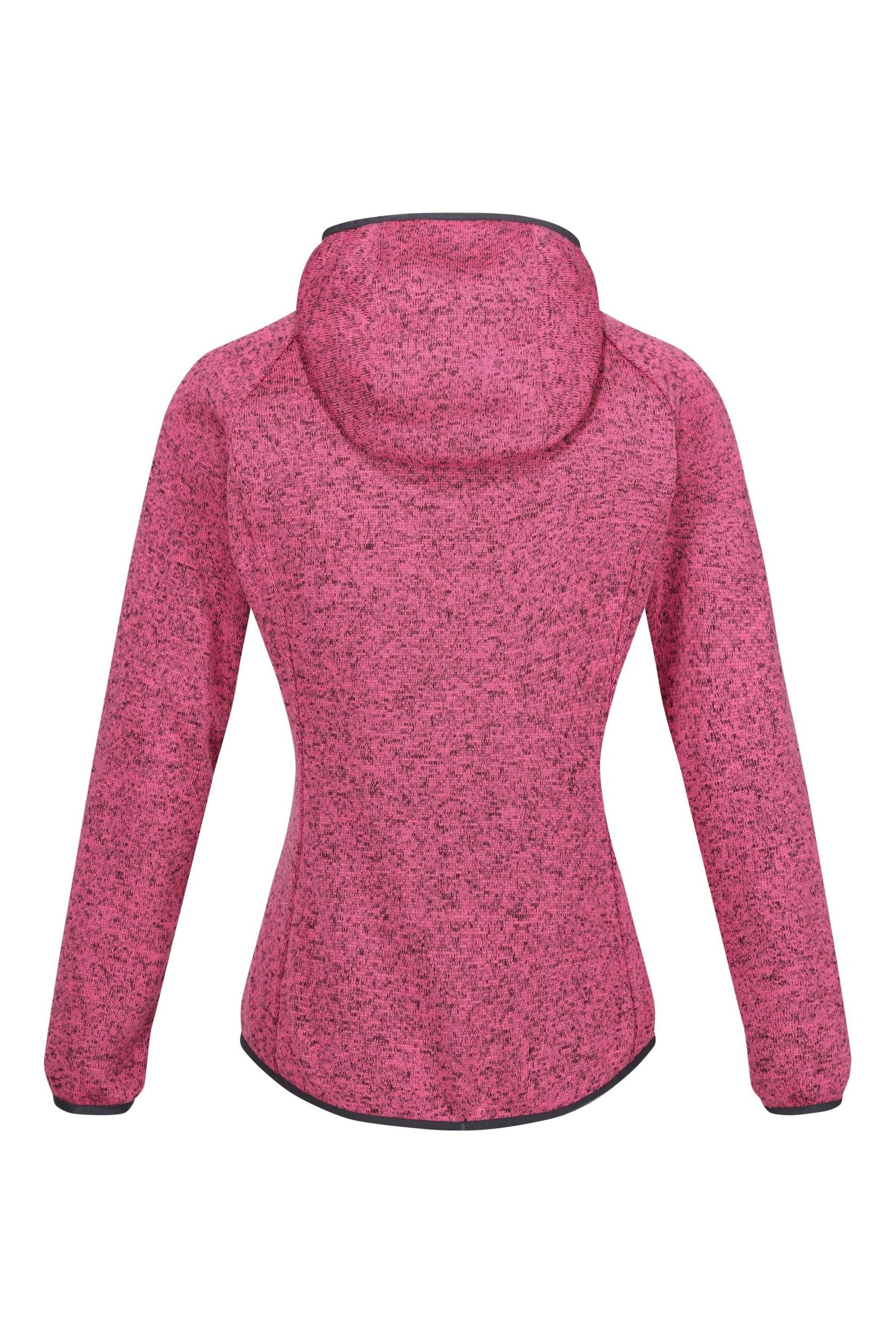 Regatta Pink Womens Newhill Full Zip Fleece - Image 6 of 7