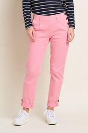Brakeburn Pink Button Side Trousers - Image 1 of 4