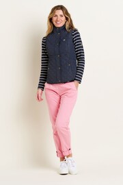Brakeburn Pink Button Side Trousers - Image 4 of 4