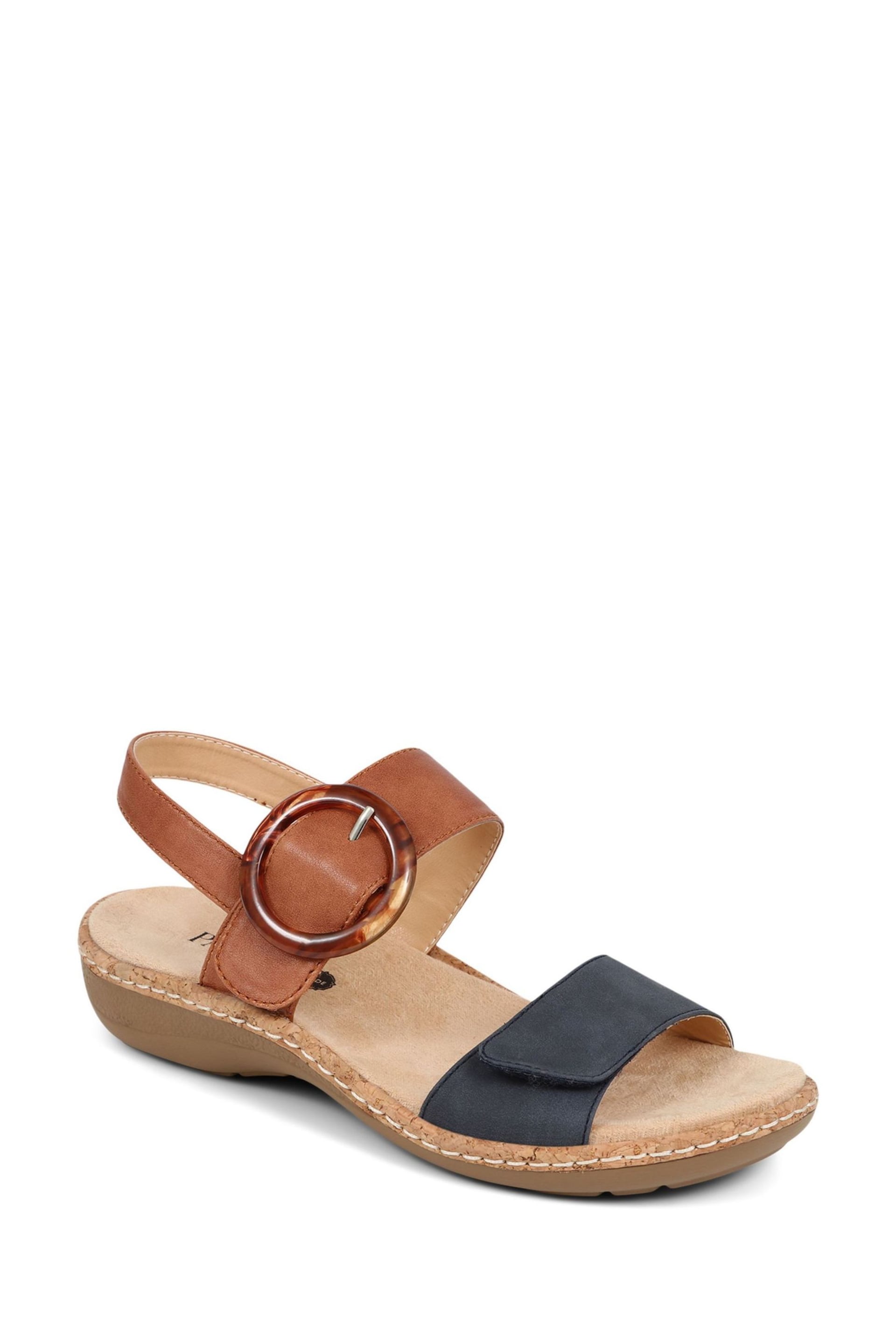 Pavers Brown Touch-Fasten Sandals - Image 1 of 5