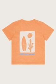 Monsoon Orange Surf Print T-Shirt - Image 2 of 3