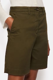 Jigsaw Green Washed Chino Shorts - Image 2 of 6