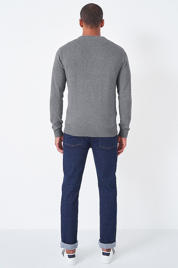 Crew Clothing Organic Cotton V-Neck Jumper - Image 2 of 4