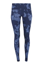 Sweaty Betty Blue Fade Print Full Length Power Workout Leggings - Image 8 of 8