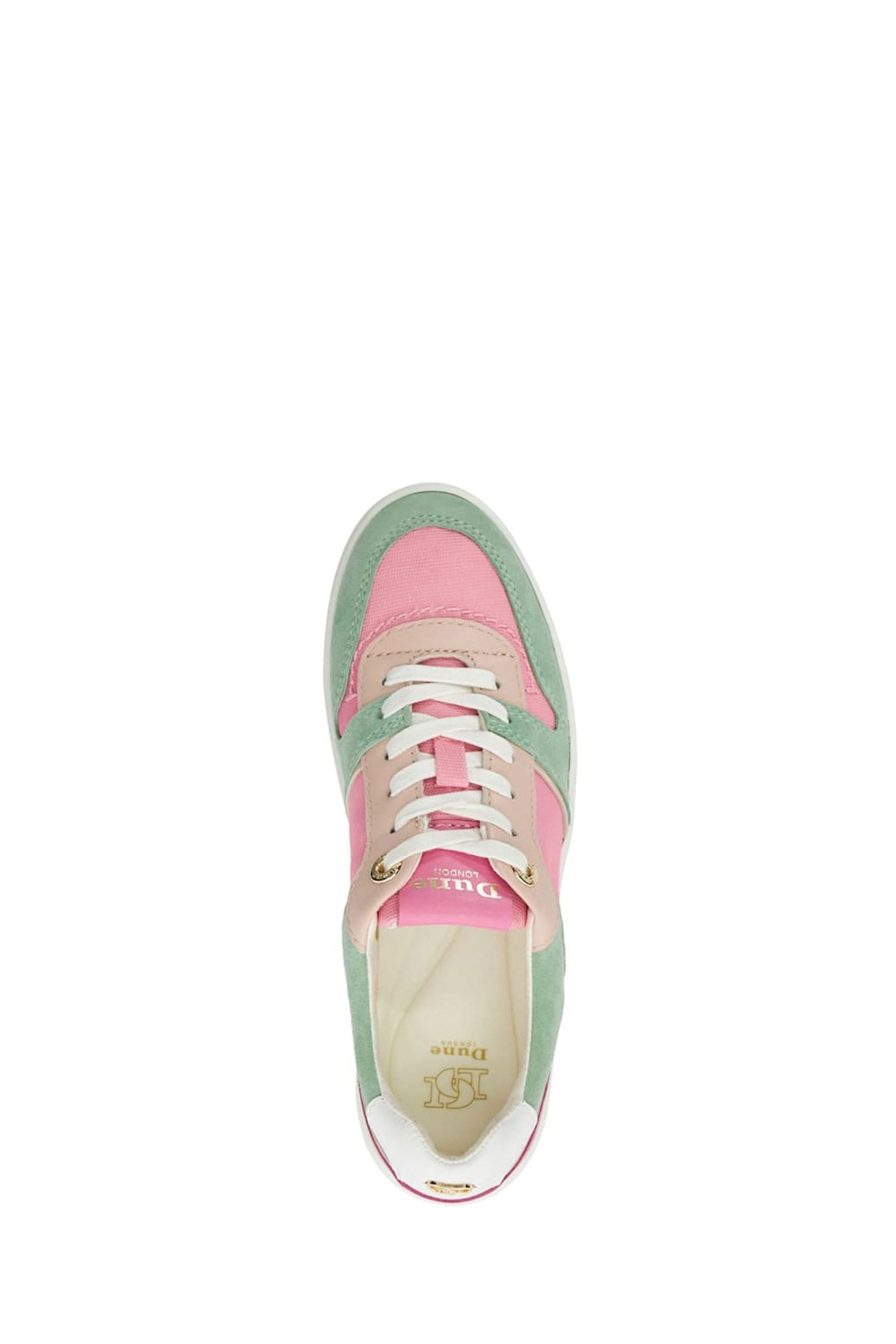 Buy Dune London Pink Evangelyn Flatform Lace Up Trainers from Next Canada