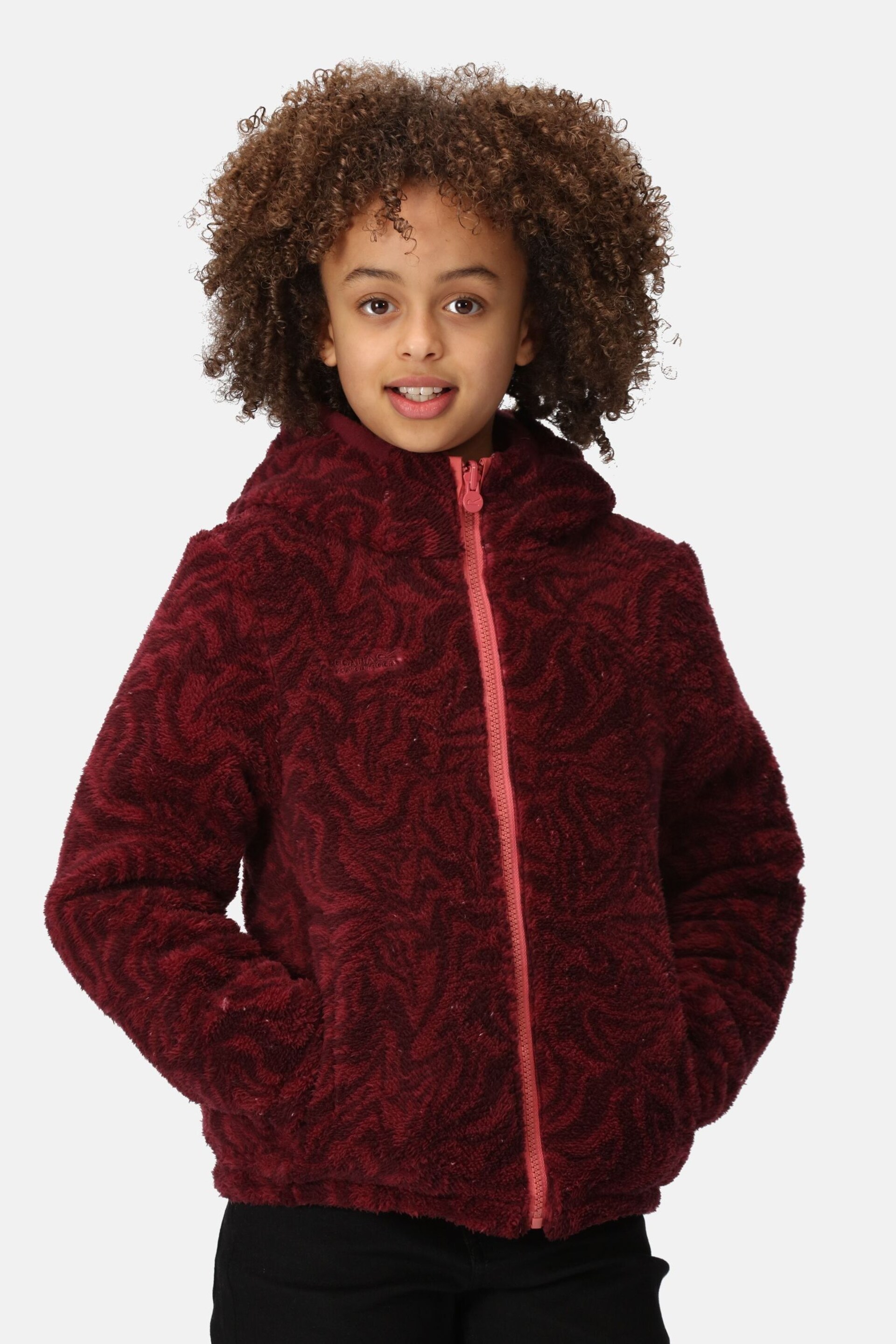 Regatta Red Girls Kyrell Reversible Jacket - Image 6 of 10