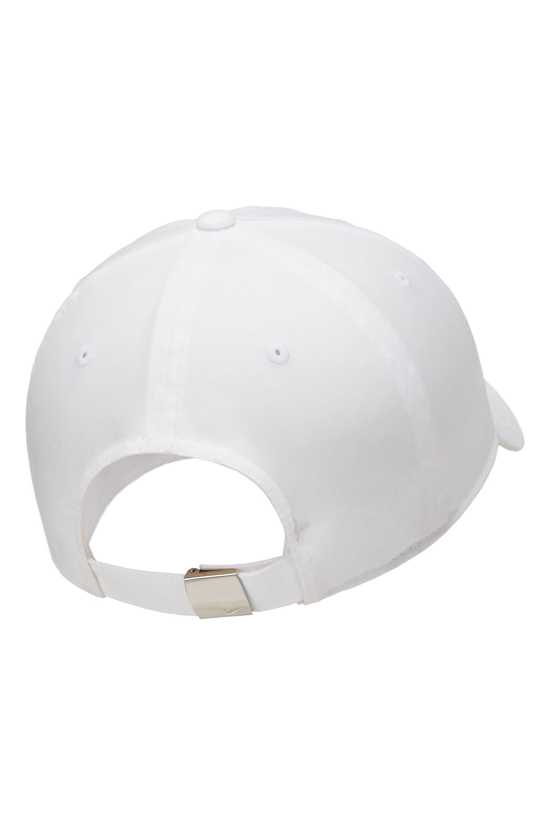 Buy Nike White Off Dri FIT Club Unstructured Metal Swoosh Cap from the Next UK online shop