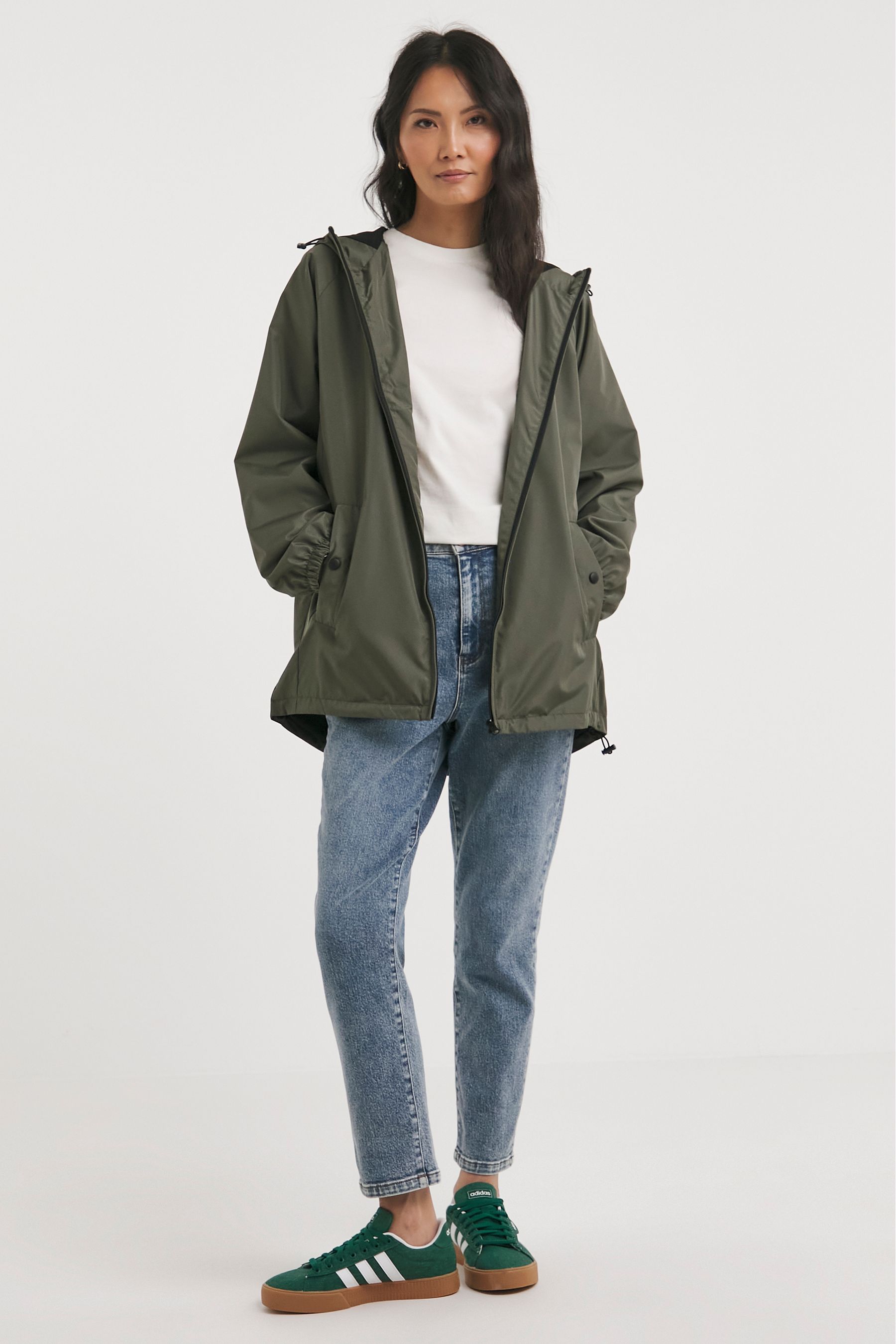 JD Williams Green Lightweight Raincoat