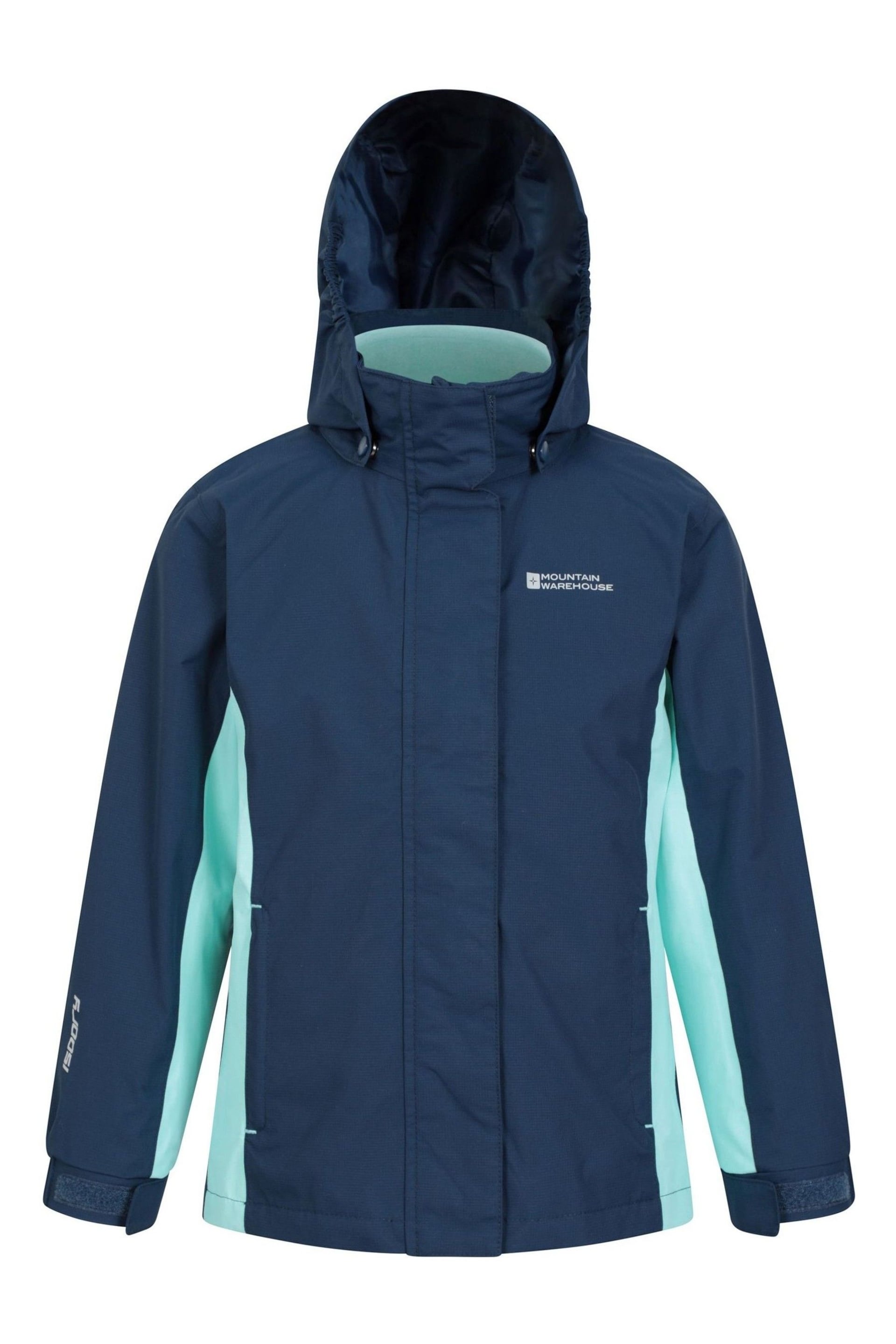 Mountain Warehouse Blue Chrome Lightning 3 in 1 Waterproof Jacket - Image 5 of 5