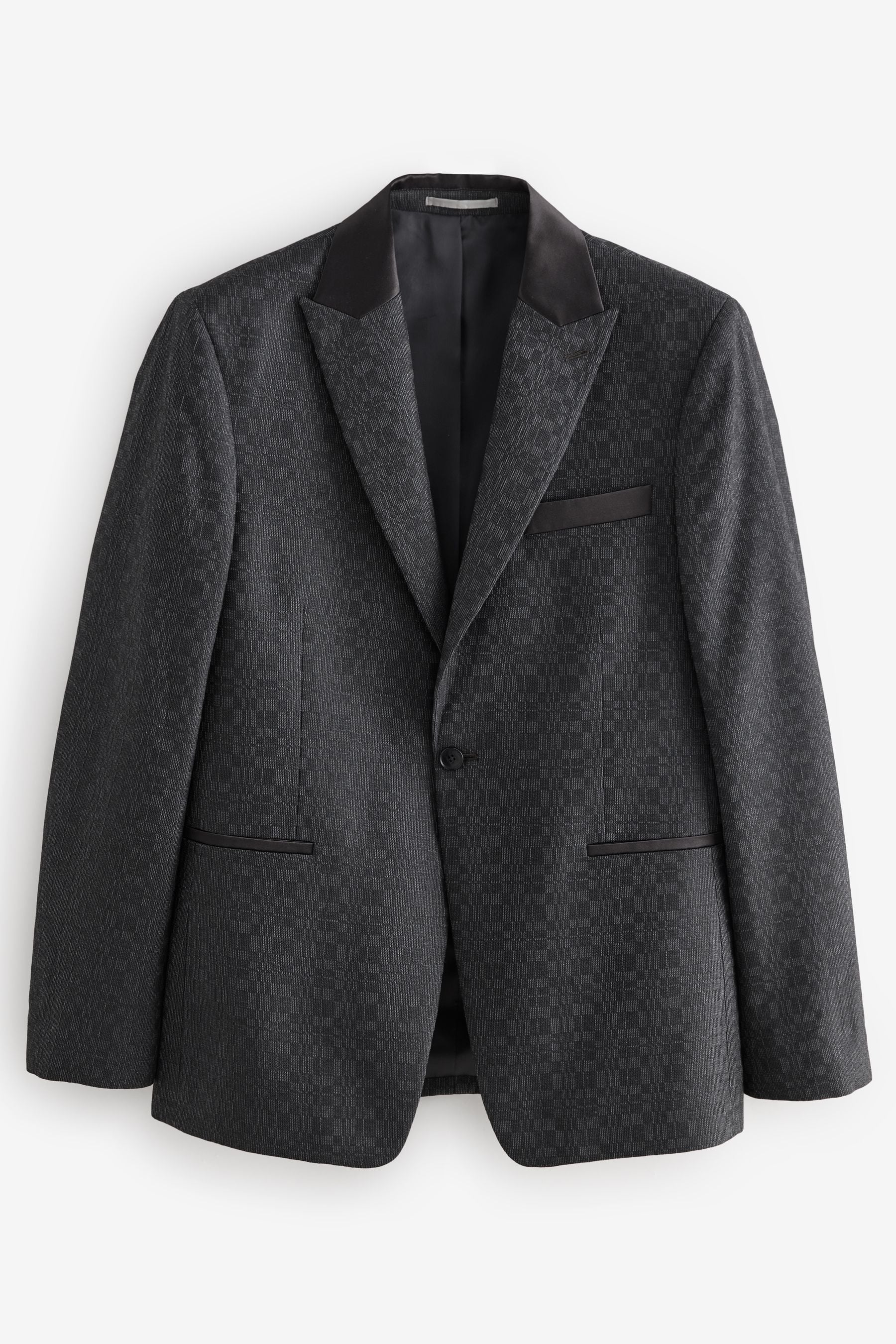 Buy Regular Fit Textured Tuxedo Suit Jacket Next Ukraine