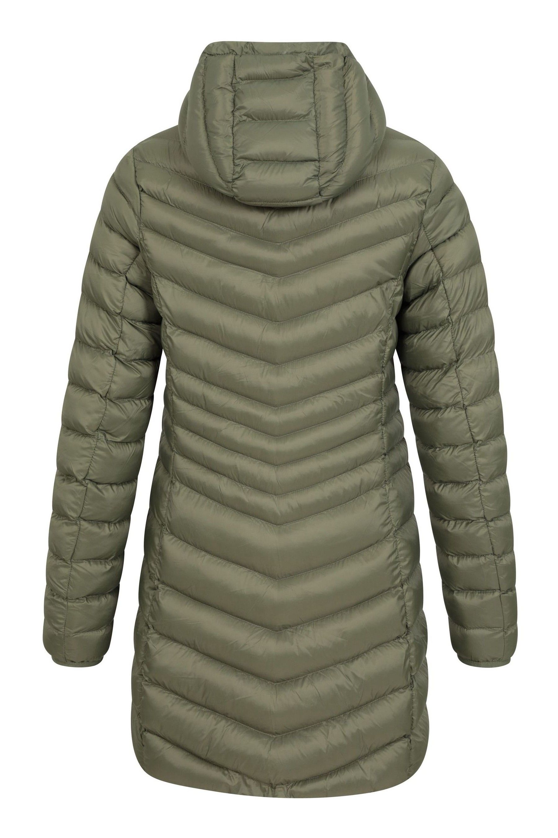 Buy Mountain Warehouse Green Womens Florence Long Padded Coat from Next Georgia