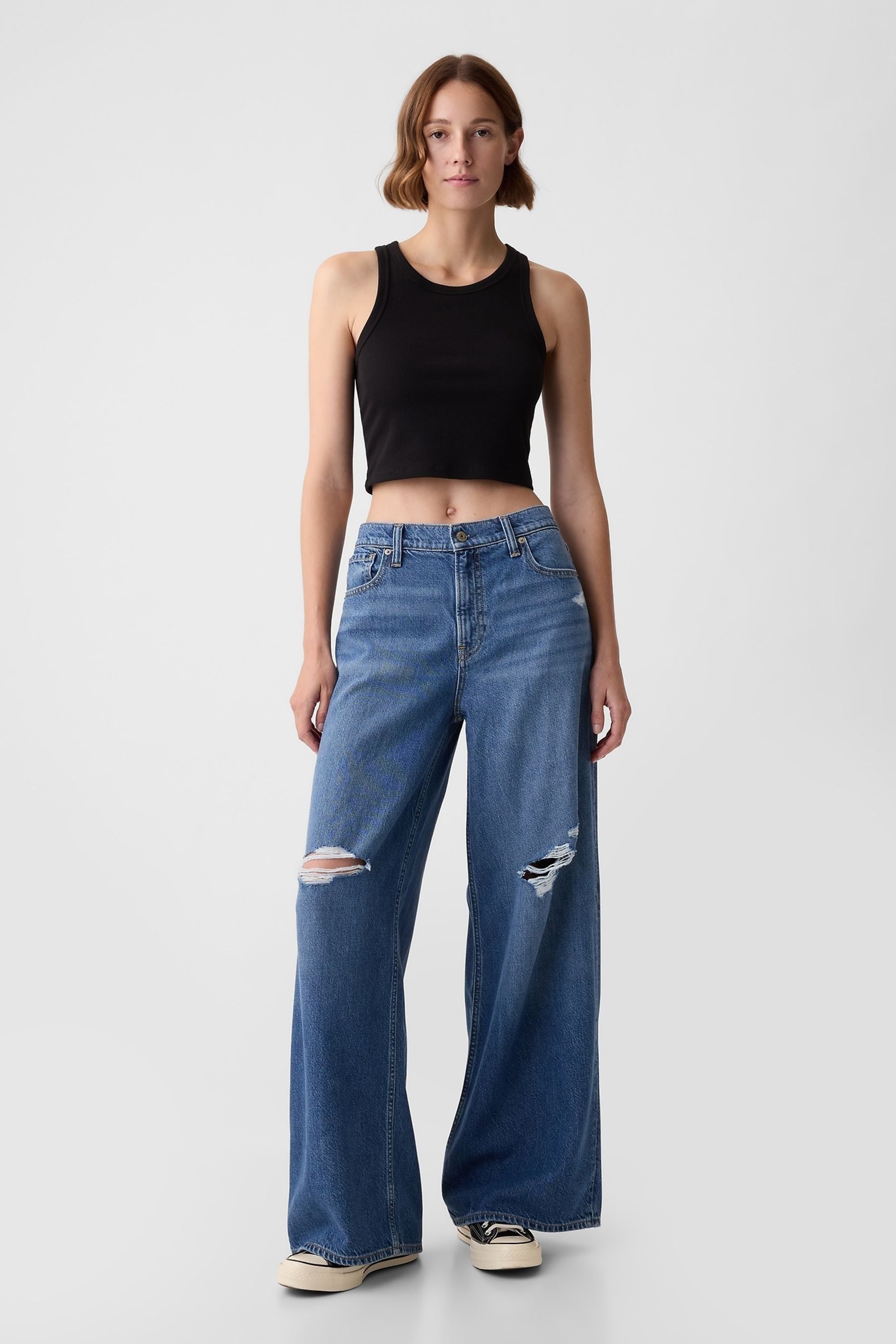 Gap jeans ripped cheap