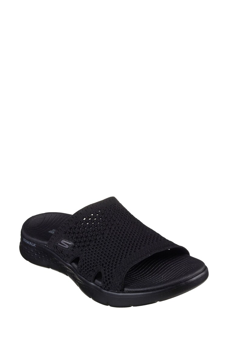 Skechers Black Go Walk Flex Elation Sandals - Image 1 of 3