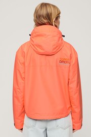 Superdry Pink Hooded Embroidered SD Windbreaker Jacket - Image 2 of 4