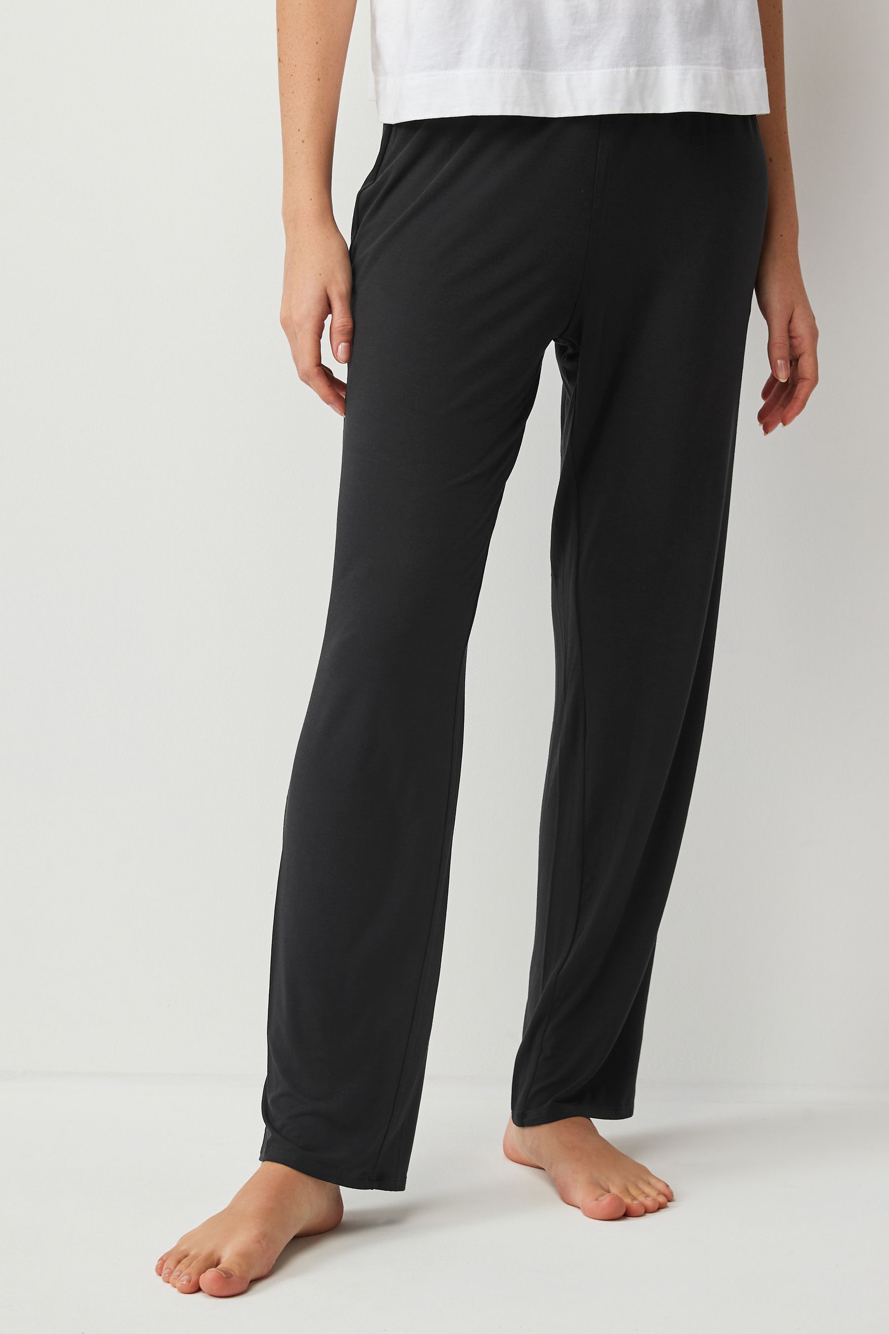 Buy Calvin Klein Black Stripe Single Trousers from Next Luxembourg