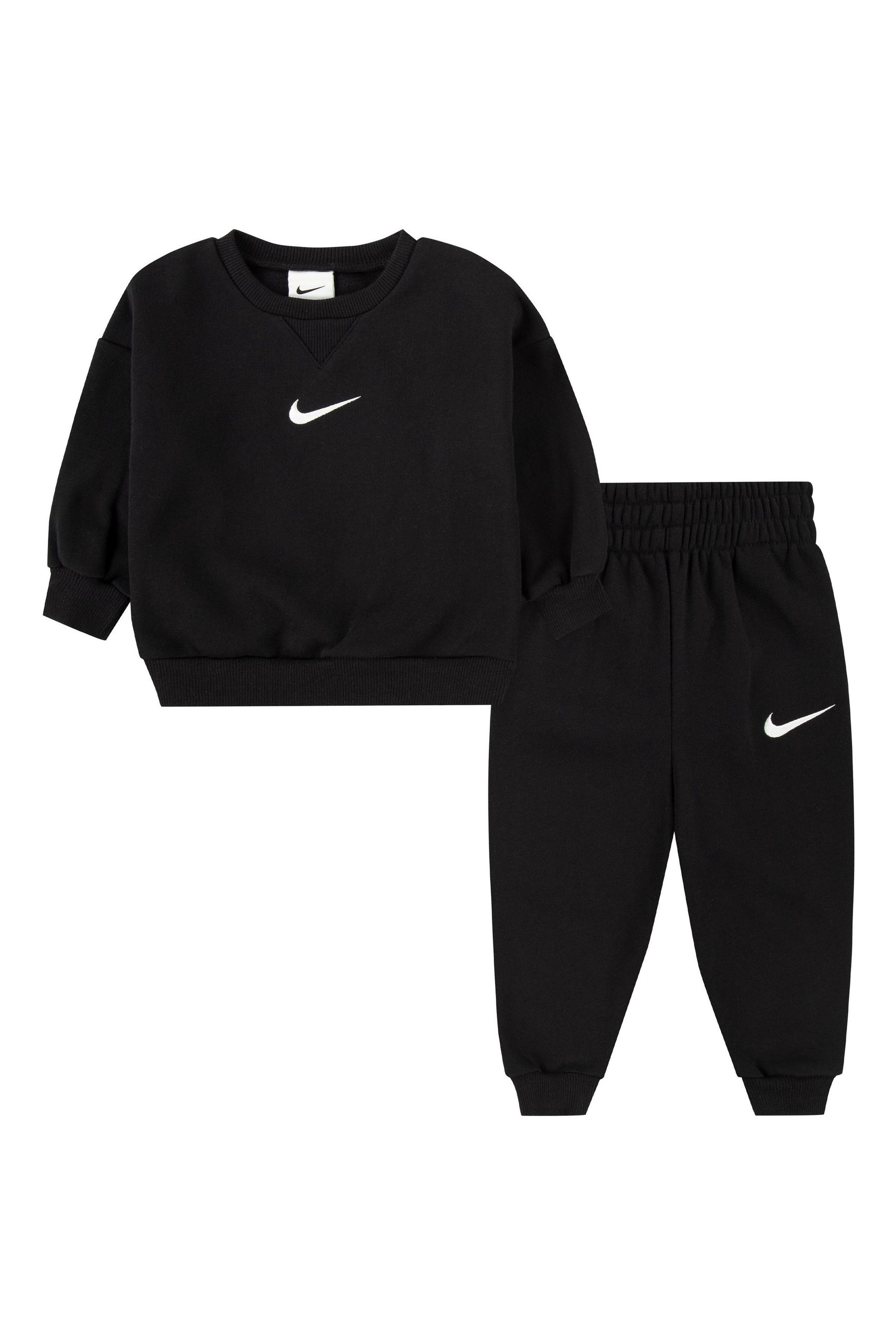 Buy Nike Black Infant Essential Marl Crew Tracksuit from the Next UK online shop