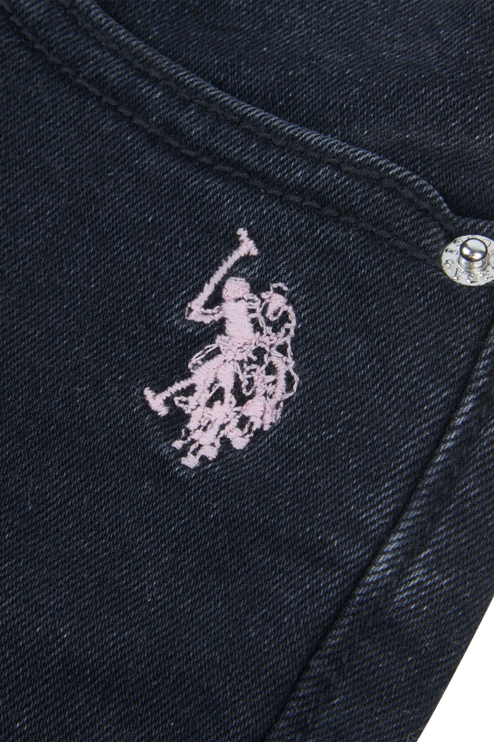 U.S. Polo Assn. Girls Coloured Bootleg Denim Jeans - Image 5 of 5