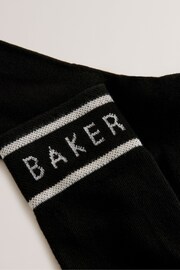 Ted Baker Black Sokkbbb Branded Socks - Image 3 of 3