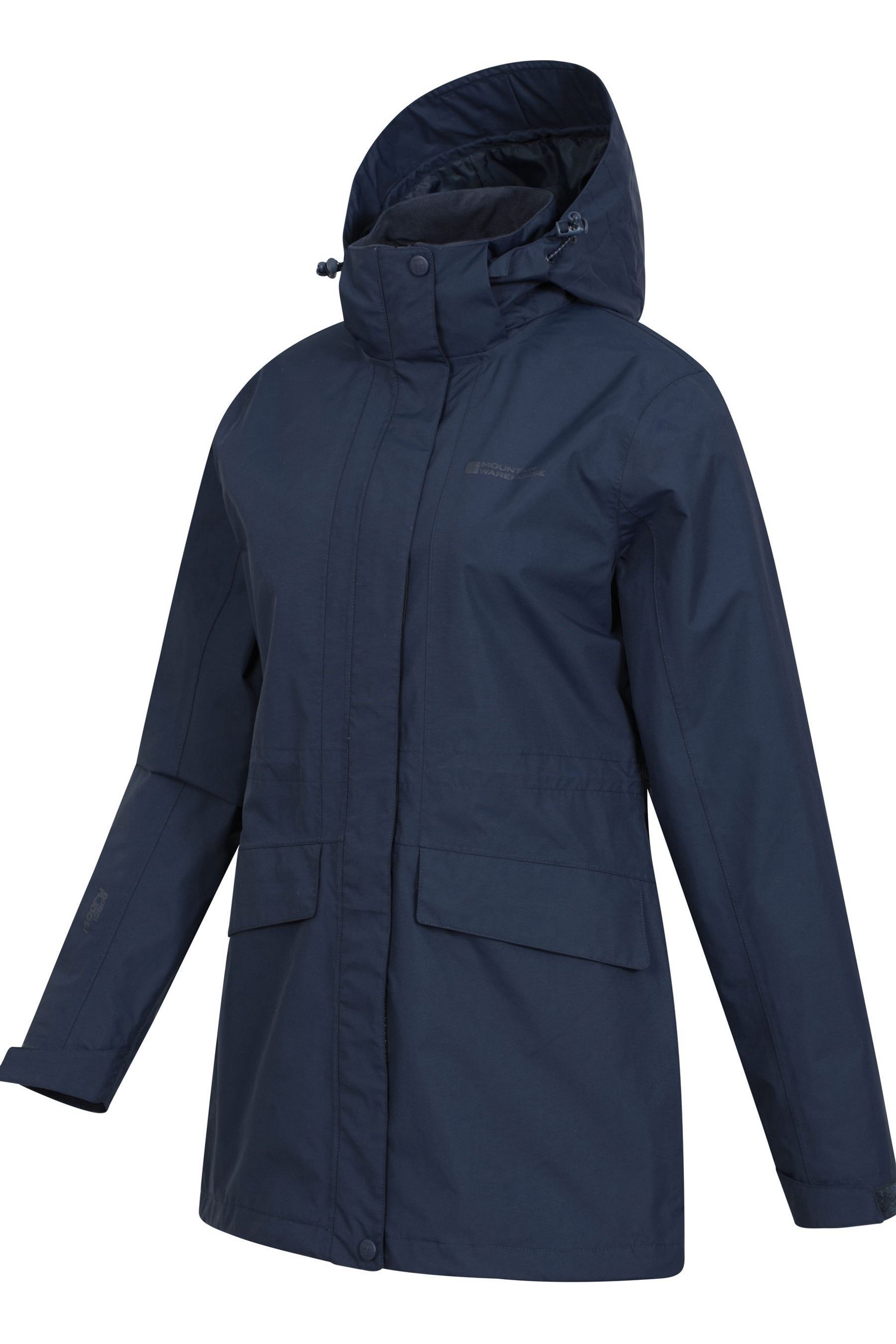 Glacial womens long waterproof jacket cheap