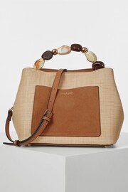 Luella Grey Natural Christina Cross-Body Tote Bag - Image 5 of 8