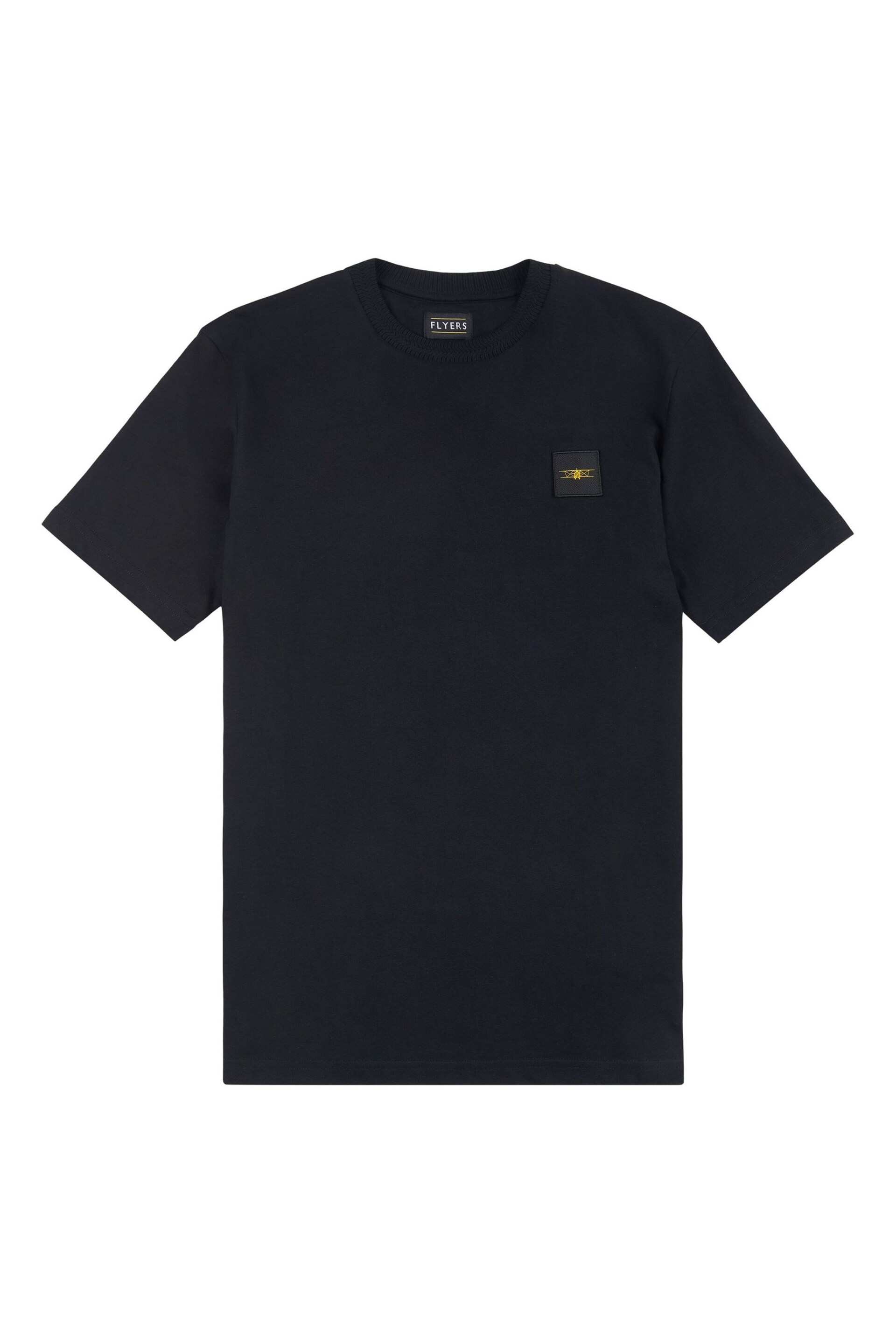 Flyers Classic Fit Mens Textured Collar T-Shirt - Image 6 of 8