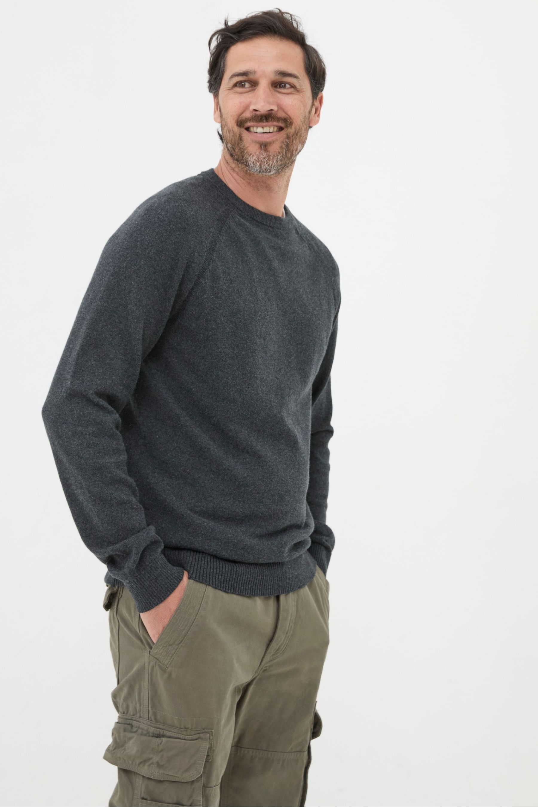 Fat face cashmere jumper top