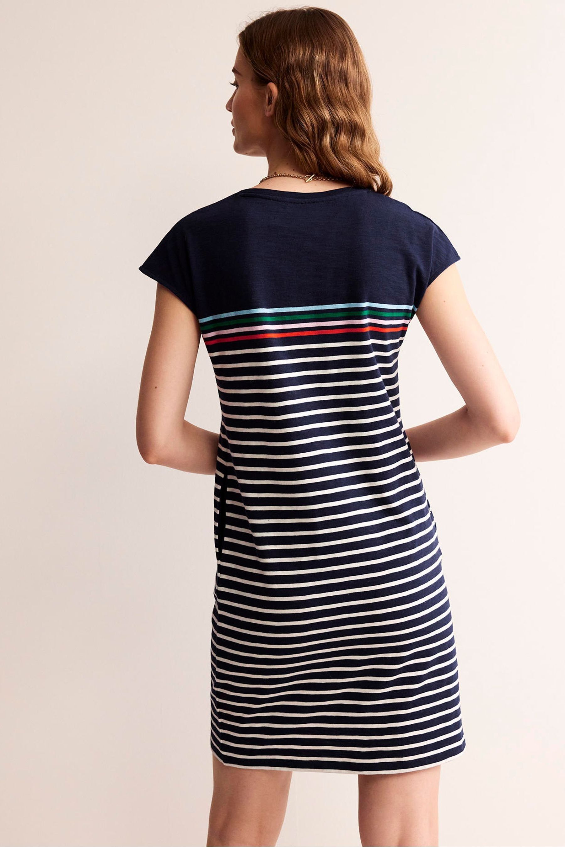 Boden striped shirt dress best sale