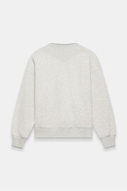 Mint Velvet Grey Ribbed High Neck Sweatshirt - Image 3 of 4