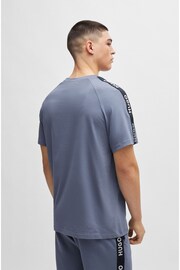 HUGO Relaxed-Fit T-Shirt in Stretch Cotton With Logo Tape - Image 3 of 5